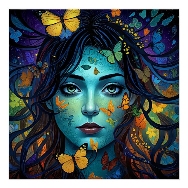 Pôster Butterfly Maid (Frente)