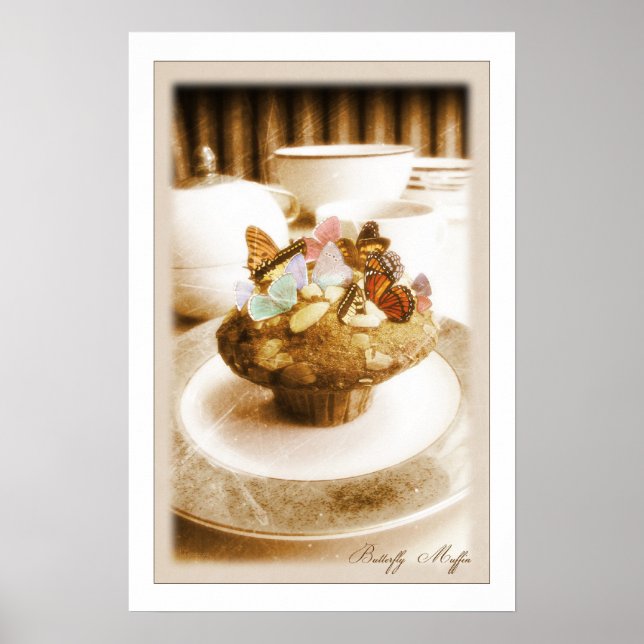 Poster Butterfly Muffin (Frente)