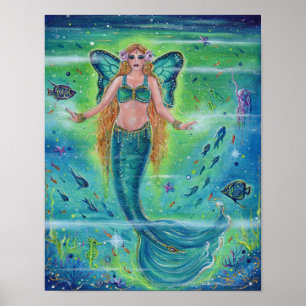 Poster Butterfly Sereid em paz interior por Renee Lavoie
