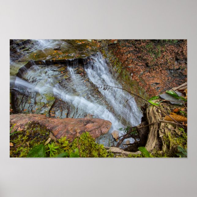 Poster Buttermilk Falls, Cuyahoga Valley NP, Ohio (Frente)
