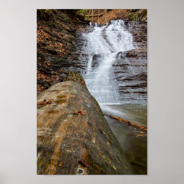Poster Buttermilk Falls, Cuyahoga Valley NP, Ohio (Frente)