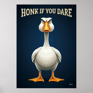 Poster Buzine Se Você Ousar – Desenho Animado de Ganso Br
