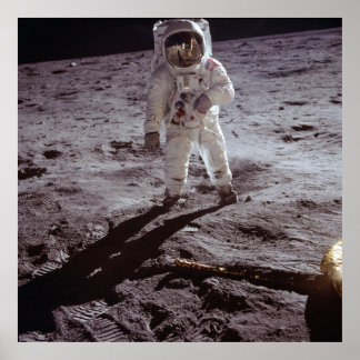 Poster Buzz Aldrin por Neil Armstrong Apollo 11