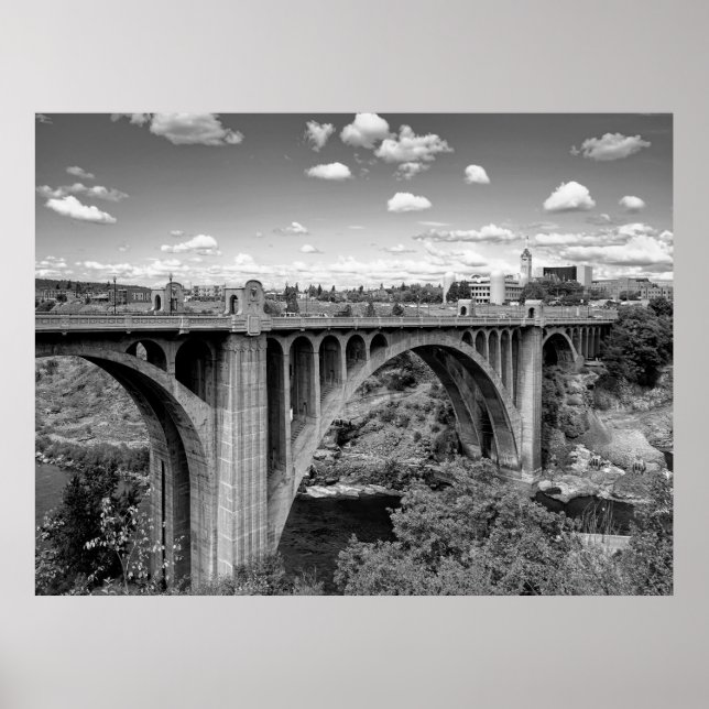 POSTER BW MONROE STREET BRIDGE (Frente)