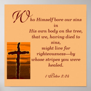 Poster By Whose stripes you were healed