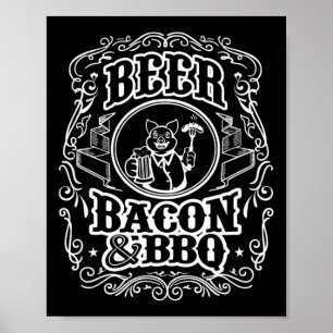Poster Bycon E Churrasco De Cerveja