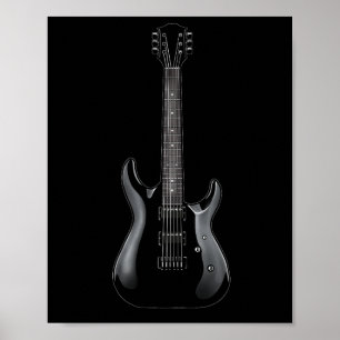Poster Bynd Rock And Roll Guitar S Para Homens Bynd Tee 1