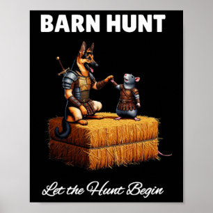 Poster Byrn Hunt Lover - Rato Guerreiro E Shep Alemão