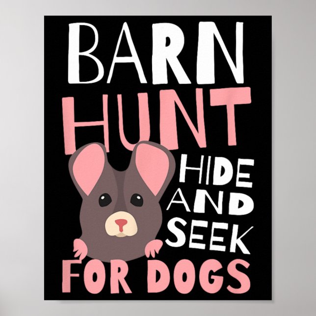 Poster Byrn Hunt Ocultar E Buscar Design Rn Hunt (Frente)