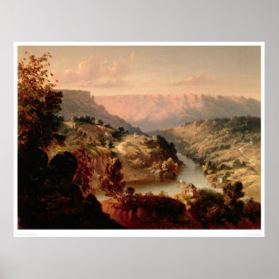 Pôster Byrnes Ferry no rio Stanislaus (0707A)