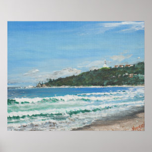 Poster Byron Bay, Austrália. 11/27/1998