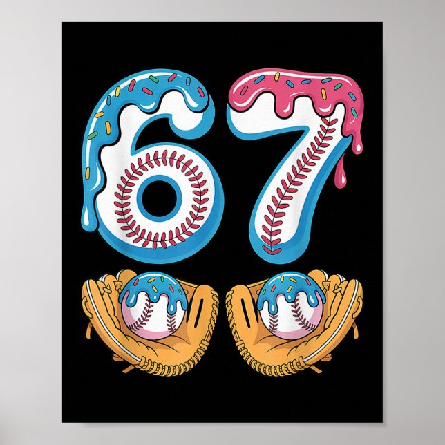 Poster Bysebyll 67 - Gotejamento de Sorvete 67 Meme Diver (Frente)