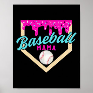 Poster Bysebyll Mama Home Plate Sorvete Gotejamento Com S