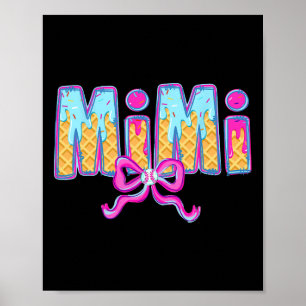 Poster Bysebyll Mimi Coquette Laço Sorvete Bysebyll Gotej