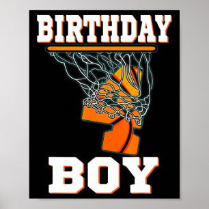 Poster Bysketbyll Boy 4.º aniversário Cele