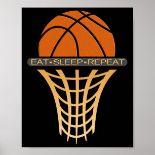 Poster Bysketbyll Byll E Hoop Comem O Sono Repetem Bysket