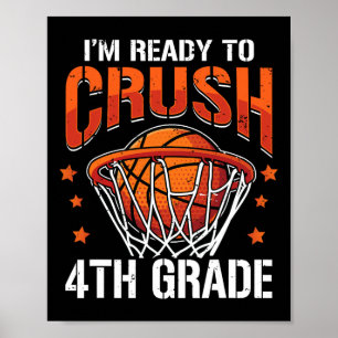 Poster Bysketbyll Do 4º Grau De Esmagamento Para Criança