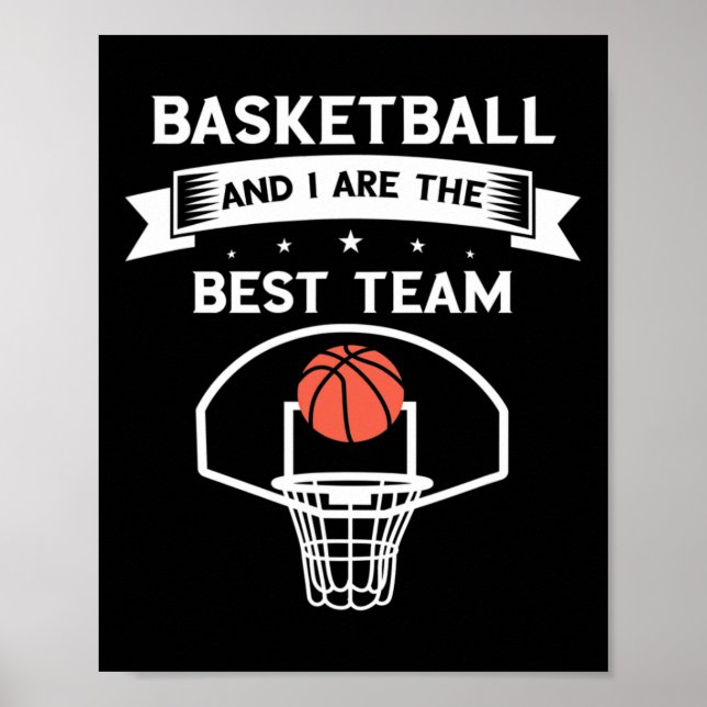 Poster Bysketbyll E Eu Bbyll Bysketbyll Player Bysketbyl (Frente)