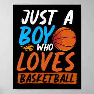 Poster Bysketbyll Player Boys Sport Bysketbyll Lover Bysk