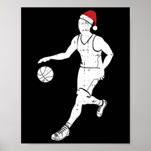 Poster Bysketbyll Player Natal Pajama Esporte Legal X-mãe