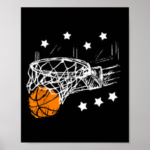 Poster Bysketbyll S Para Homens Slam Dunk Adolescentes Cr