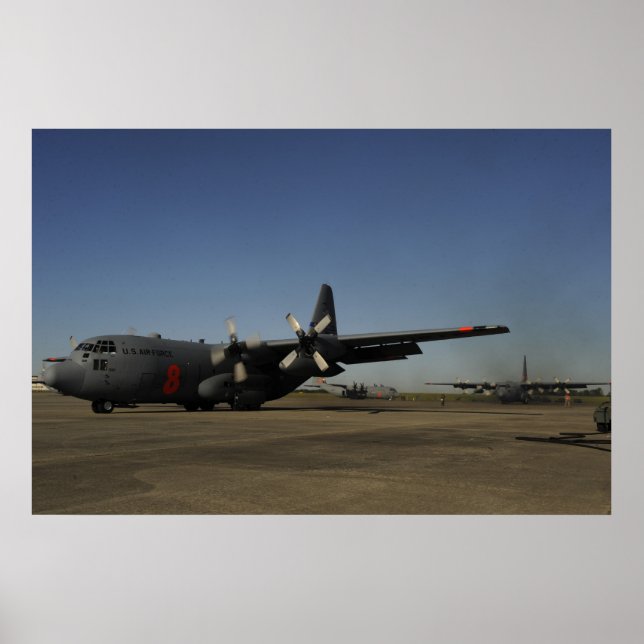Pôster C-130 Hércules (Frente)