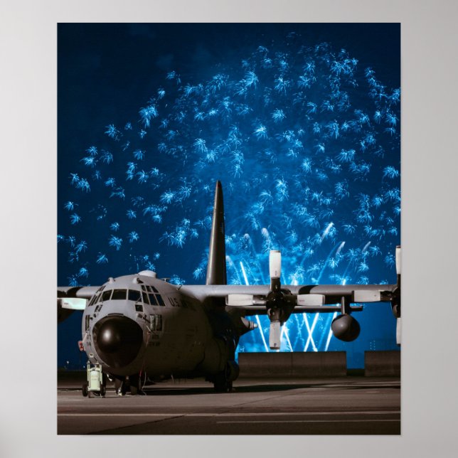 Pôster C-130 Hércules (Frente)