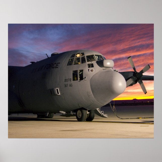 Pôster C-130 Hércules (Frente)