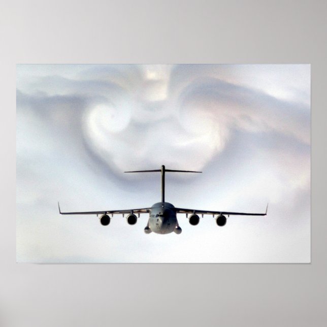Poster C-17 Aeronaves Globemaster III (Frente)