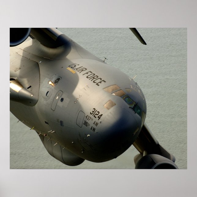 Poster C-17 Aeronaves Globemaster III (Frente)