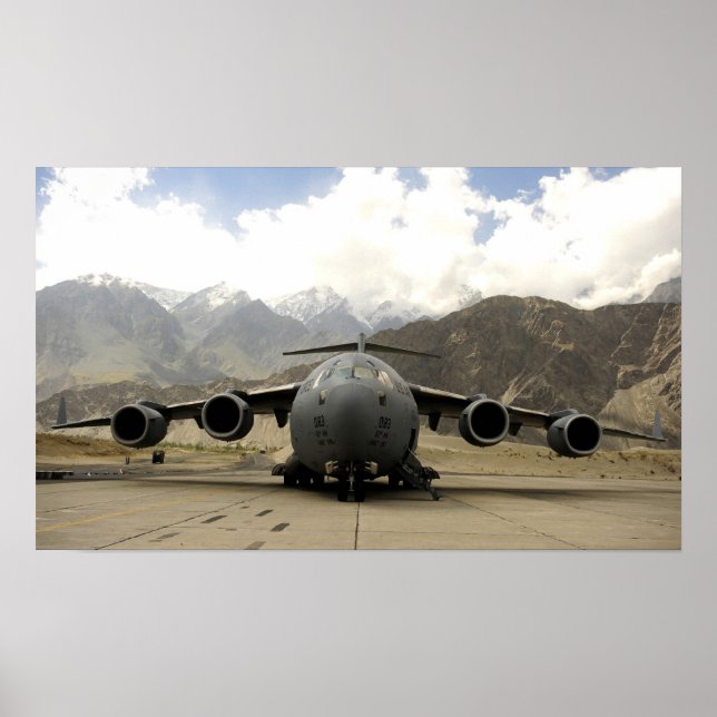 Poster C-17 Aeronaves Globemaster III (Frente)