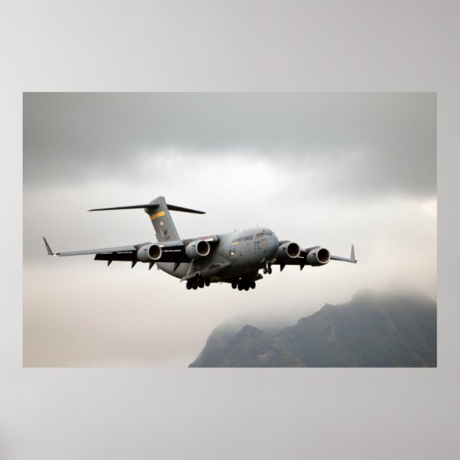 Poster C-17 Aeronaves Globemaster III (Frente)