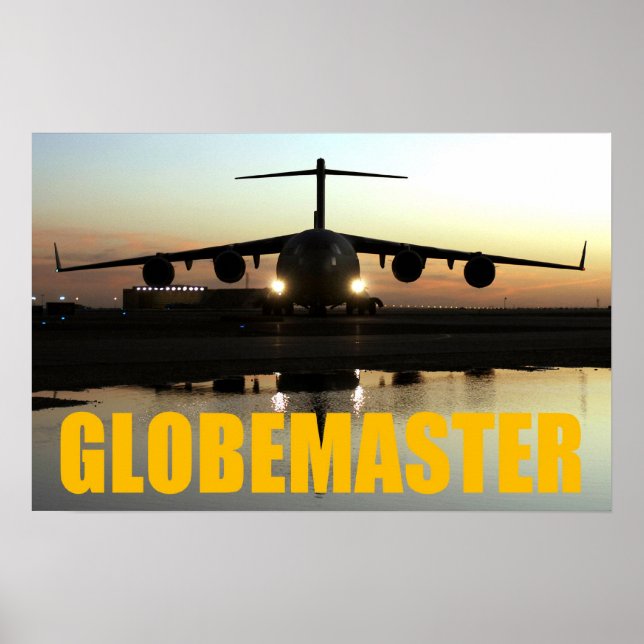 Pôster C-17 Globemaster (Frente)