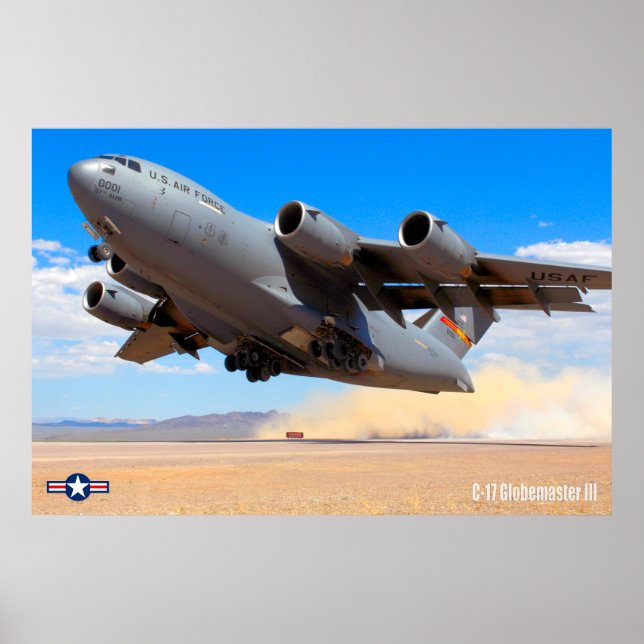 POSTER C-17 GLOBEMASTER III (Frente)