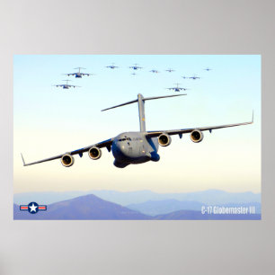 POSTER C-17 GLOBEMASTER III