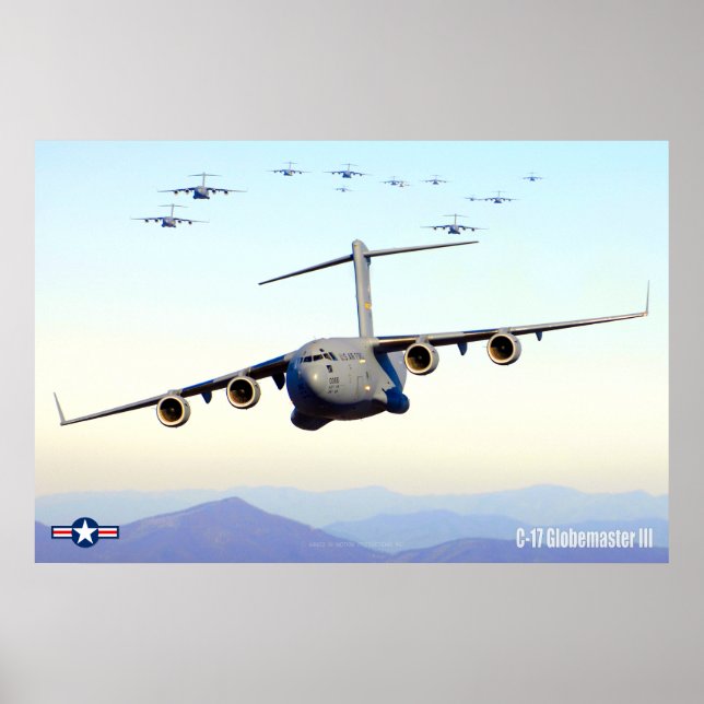 POSTER C-17 GLOBEMASTER III (Frente)