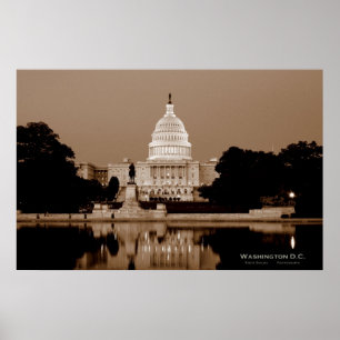 Pôster C.C. de Washington - O Capitólio