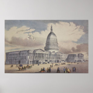 Pôster C.C. de Washinton do Capitólio dos Estados Unidos