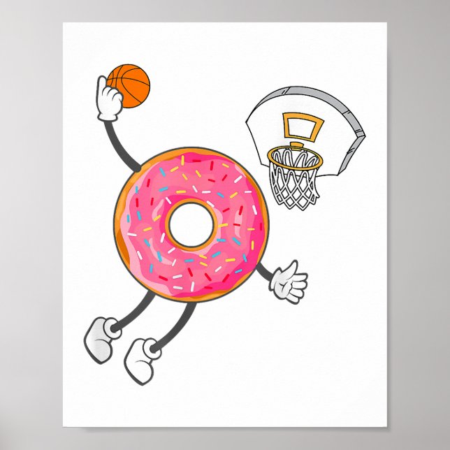 Poster C Campeão de Comida de Buraco de Donut Molhado (Frente)