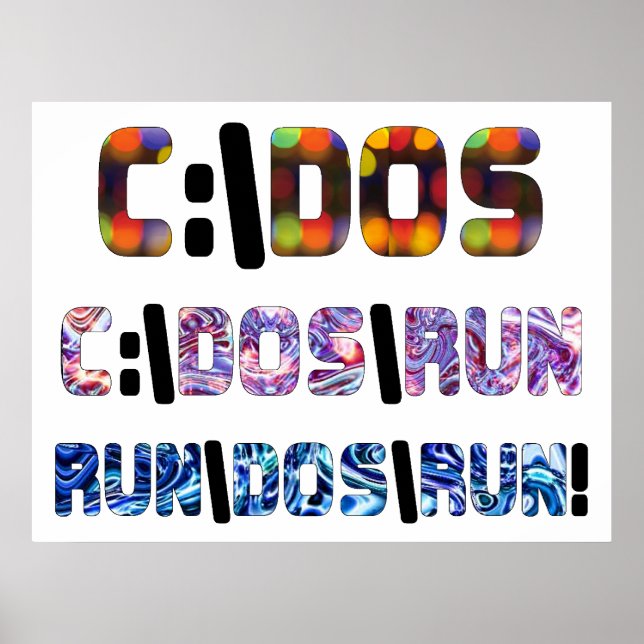 POSTER C:\DOS\RUN (Frente)