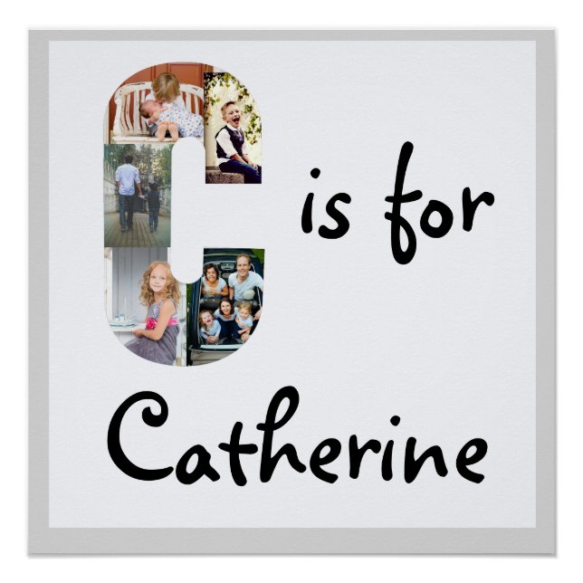 Pôster C é para o nome (Frente)