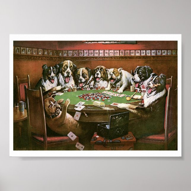 Poster C M Coolidge Poker Sympathy (1903) (Frente)