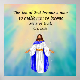 Poster C. S. Lewis Citação