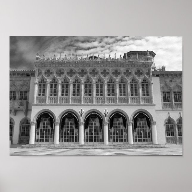 Poster Ca' D'Zan Ringling Mansion Sarasota Florida (Frente)