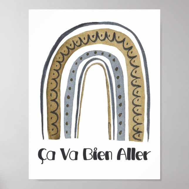 Poster Ca Va Bien Aller French Canada Quebec Montreal (Frente)