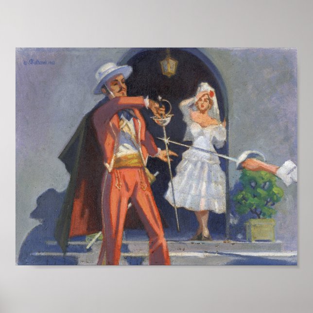 Poster Caballero - Cavaleiro espanhol por Kulhanek (Frente)