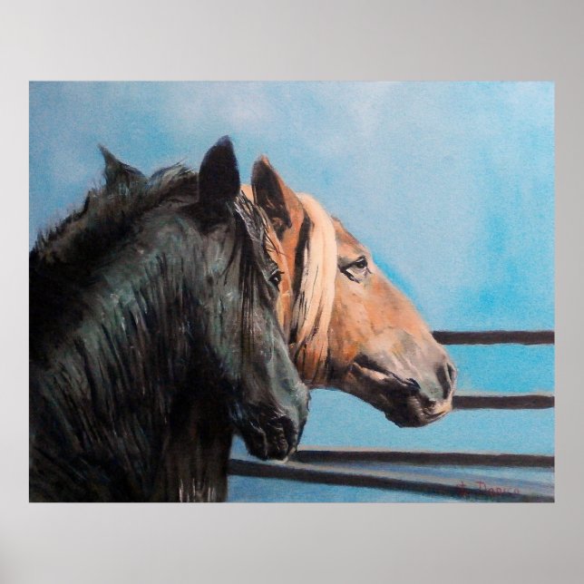 Poster Caballos/Cabalos/Cavalos (Frente)