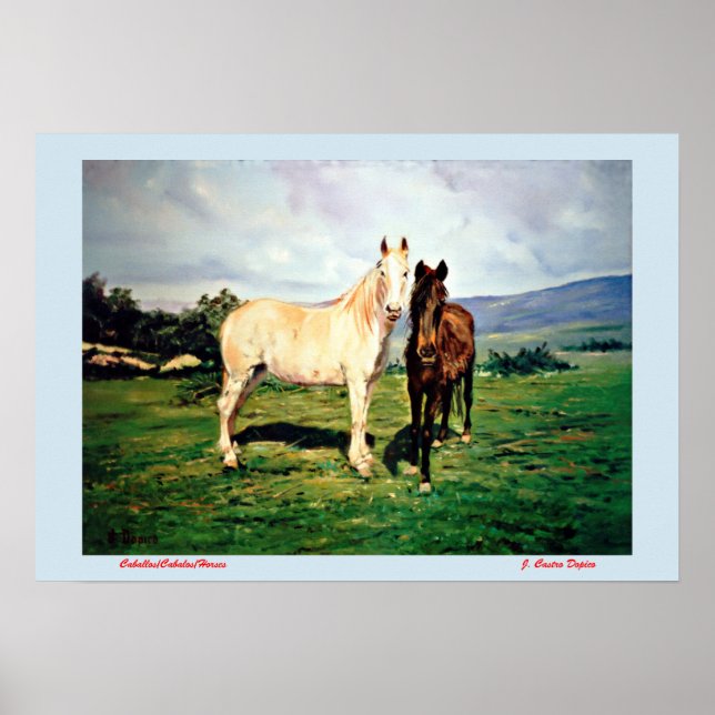 Poster Caballos/Cabalos/Horses (Frente)