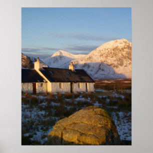 Pôster Cabana Blackrock, Glencoe, Terras Altas, Escócia 3