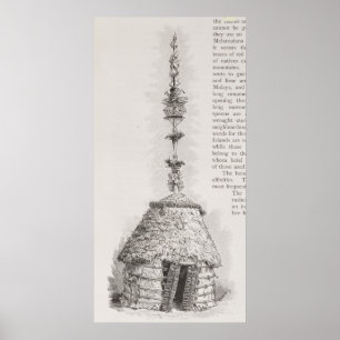 Pôster Cabana caledoniana nova